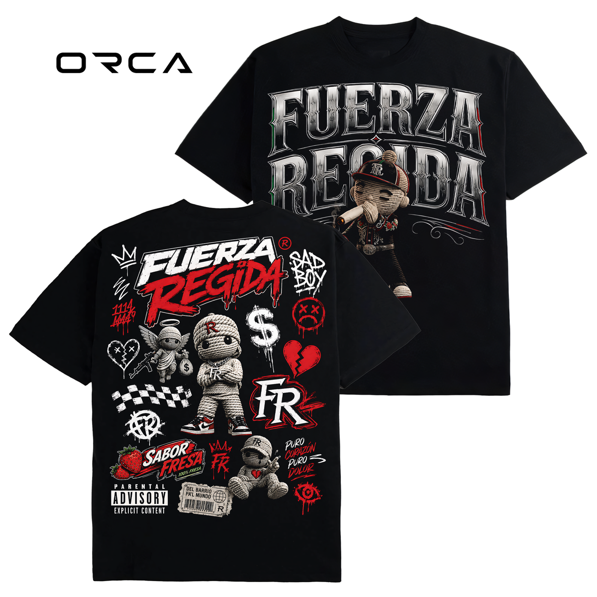 Fuerza Regida Unisex T-Shirt Comfort Sweatshirt Hoodie #ORCA65